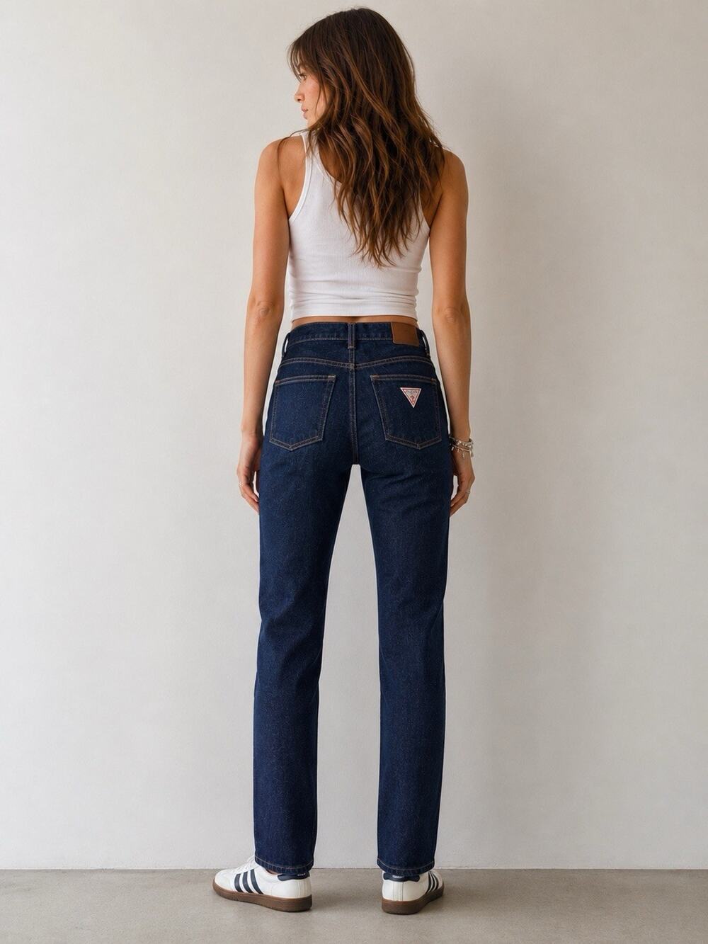 Vintage GUESS Jeans Womens 28 Indigo USA Made Original Fit Straight Leg 27x30